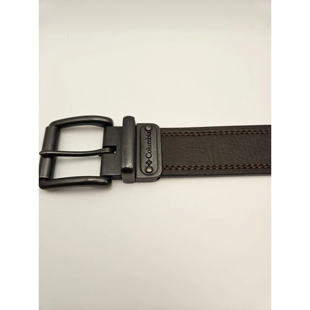 Columbia Mens Reversible Leather‎ Belt Brown Black Size 30-32 Small 11CO02P9